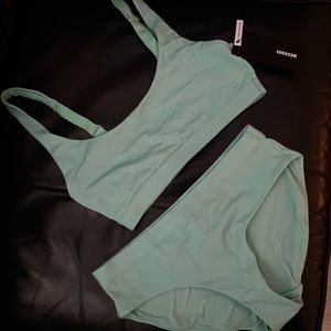 ASOS Seafoam Green High-Waist Bikini Small NWT